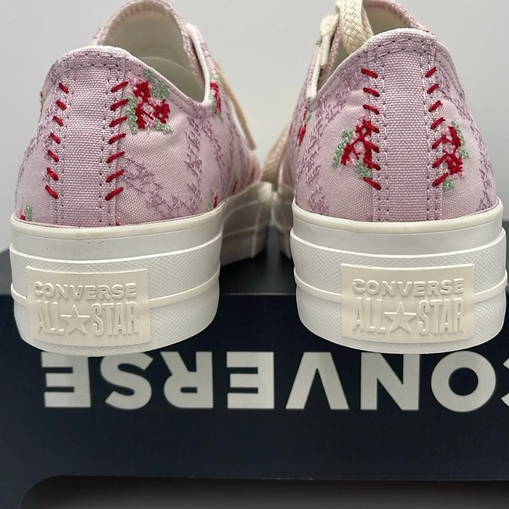 Converse WMNS Platform Sneakers A13660C CTAS LIFT OX SUMMIT PINK/VINTAGE WHITE